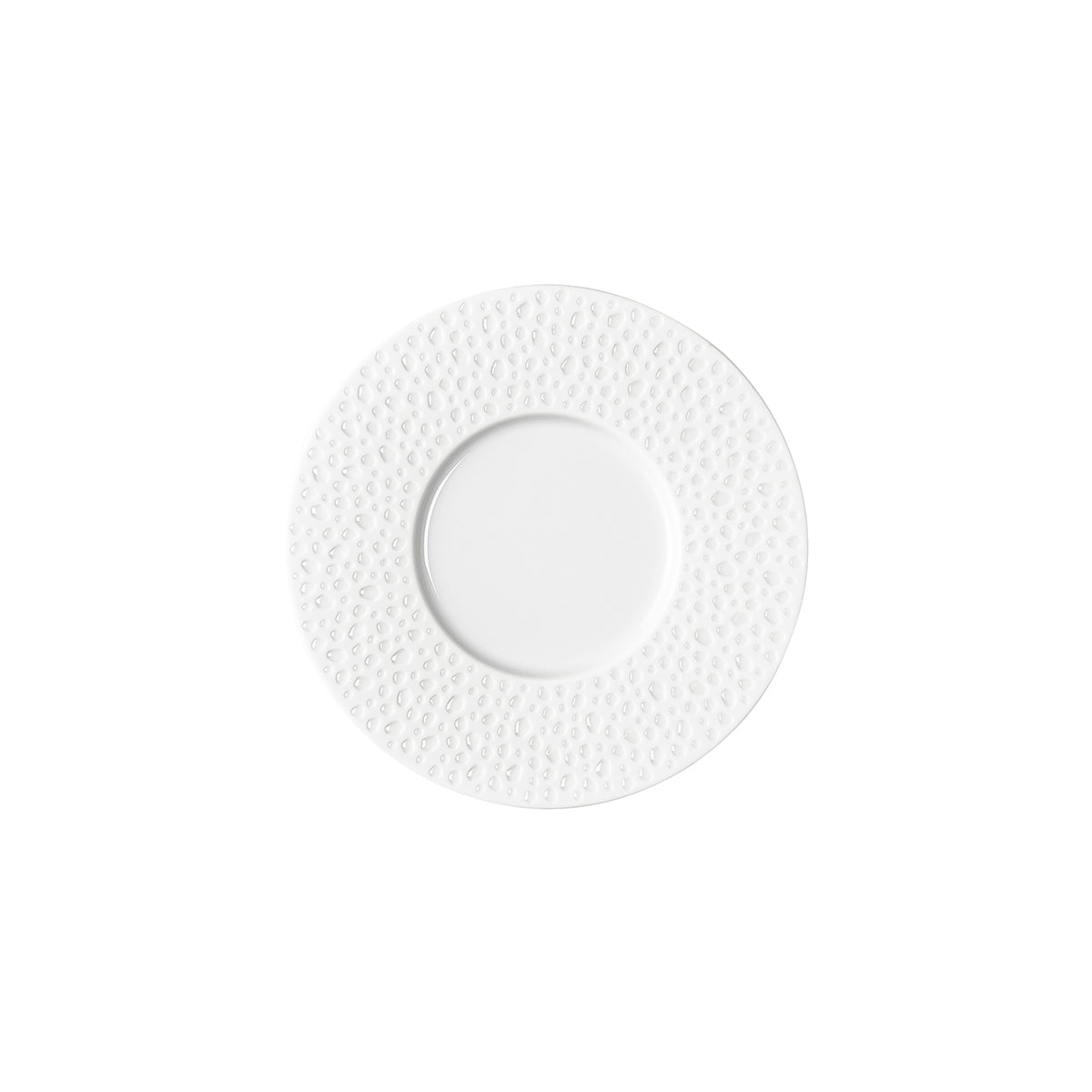 degrenne paris PERLES DE ROSEE BLANCHES Soucoupe à thé/café 15 8 cm