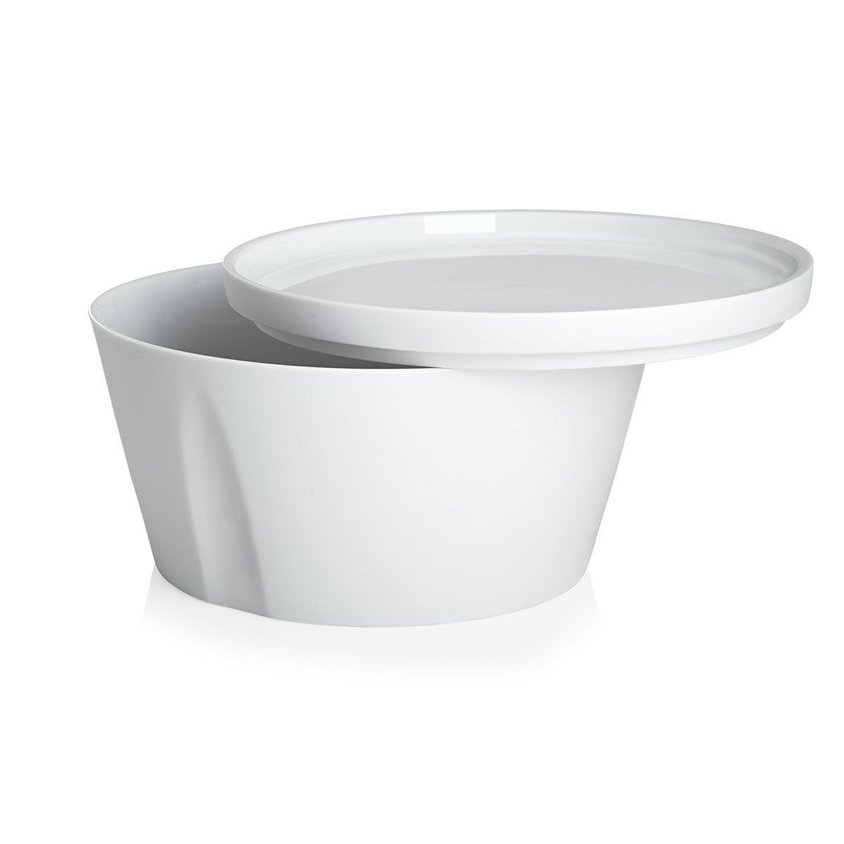 degrenne paris LA VAISSELLE DE L'ECONOME BLANCHE Coffret bol droit et assiette 18 cm