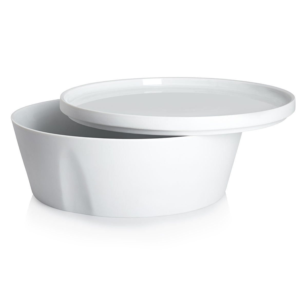 degrenne paris LA VAISSELLE DE L'ECONOME BLANCHE Coffret bol droit et assiette 24 cm