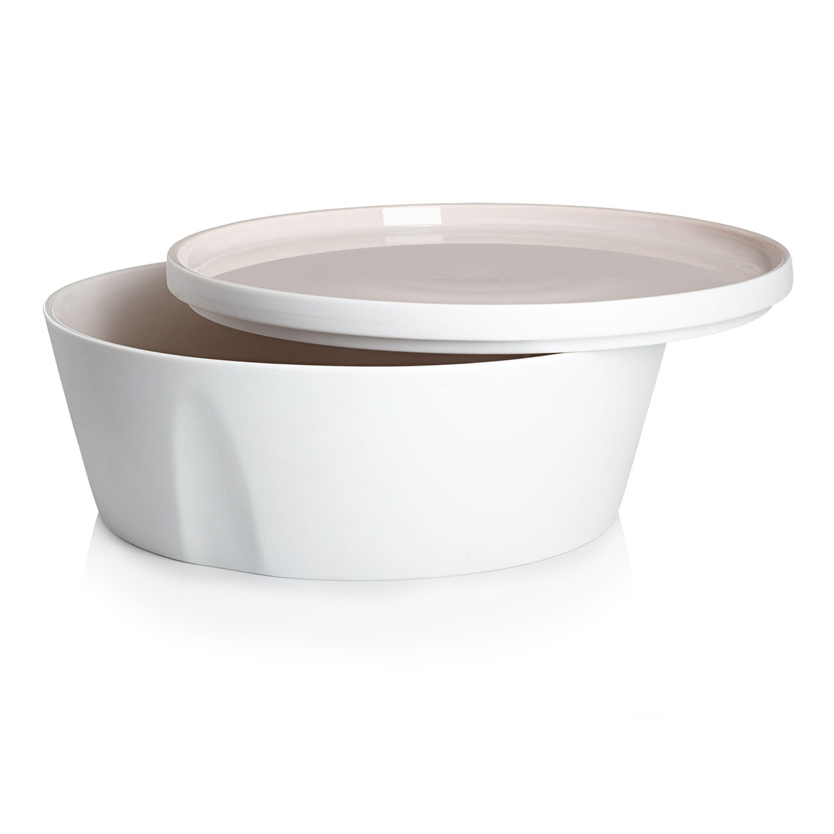 degrenne paris LA VAISSELLE DE L'ECONOME RADIS ROSE Coffret bol droit et assiette 24 cm
