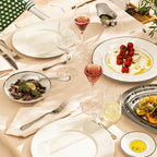 COLLECTION L COUTURE IVOIRE Assiette à dessert 24 cm