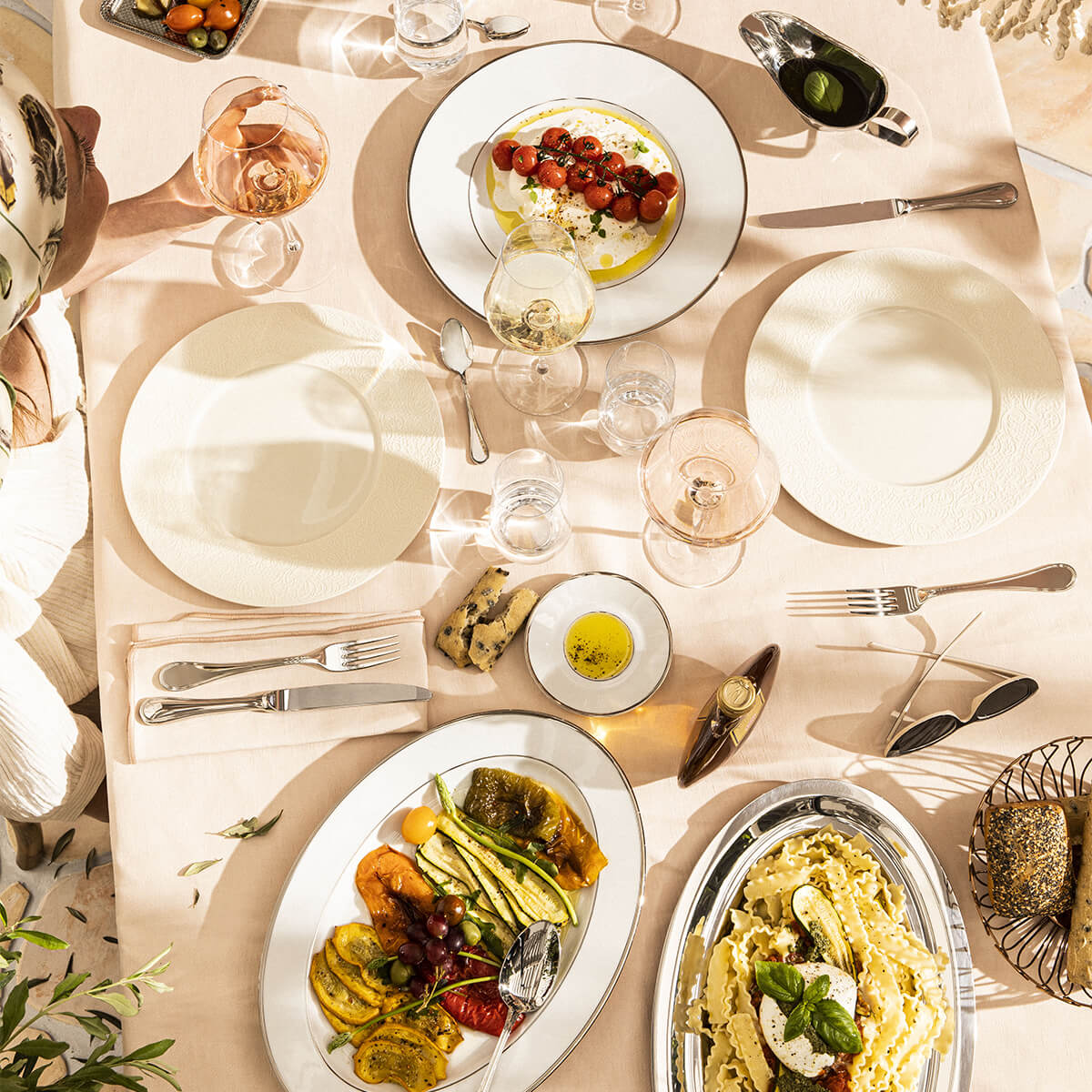 GALON PLATINE Plat ovale 36,5 x 26,5 cm