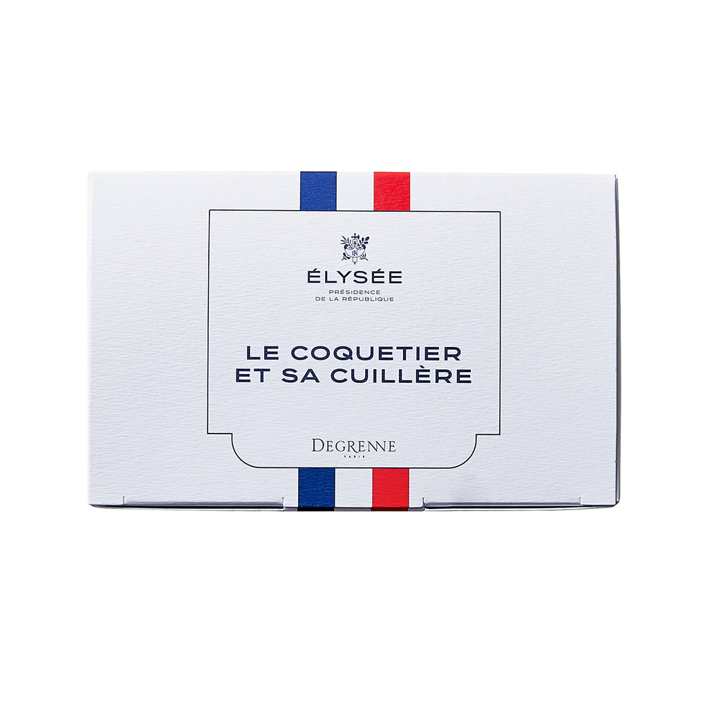 DEGRENNE ELYSEE French Republic egg cup and spoon set