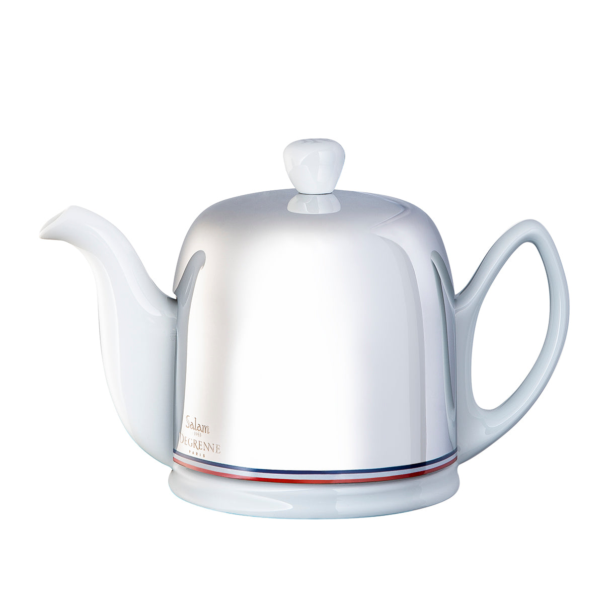 DEGRENNE ELYSEE Théière 4 tasses cloche miroir République française