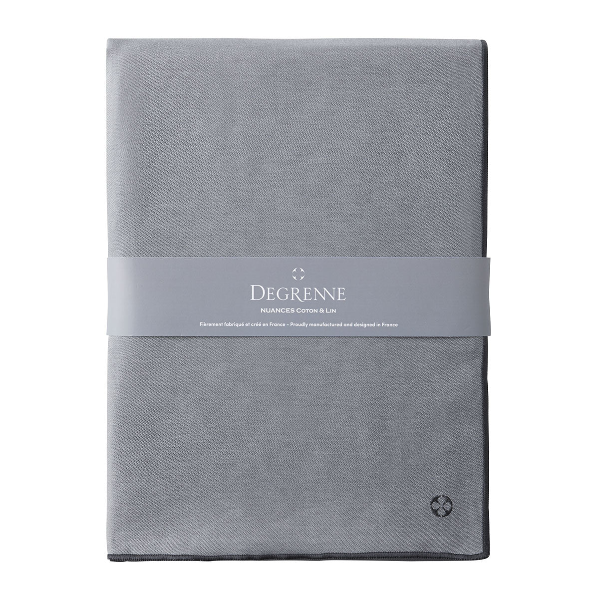 degrenne paris NUANCES COTON & LIN GRIS DEGRENNE Nappe rectangulaire 180 x 250 cm