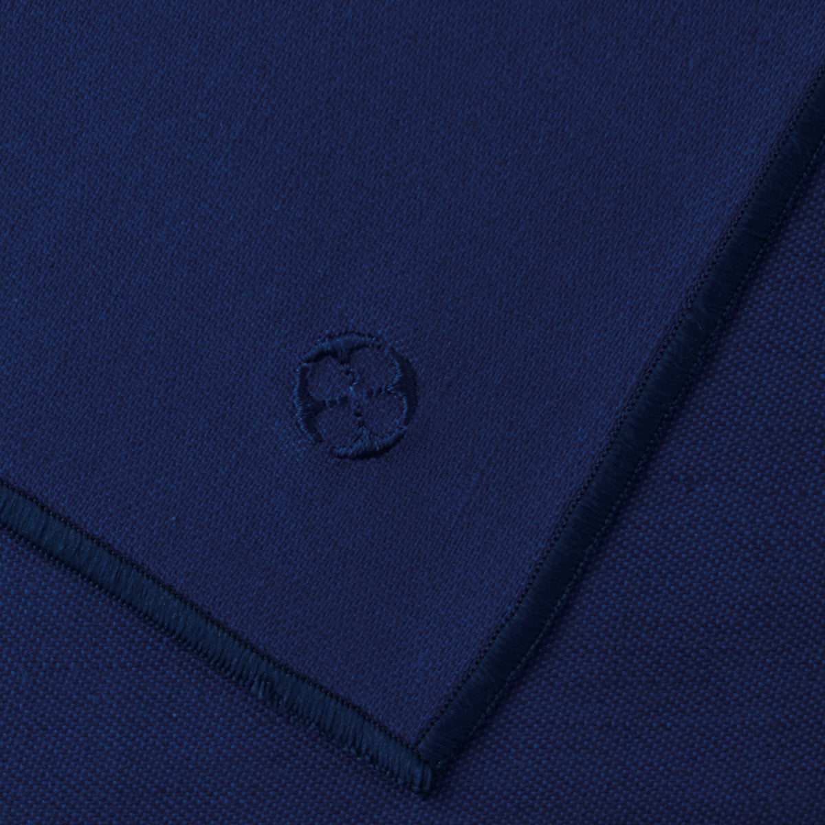 NUANCES COTON & LIN BLEU ROY Nappe rectangulaire 180 x 250 cm