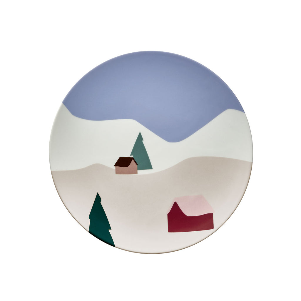 DESTINATION MONTAGNE Coffret 6 assiettes 23 cm