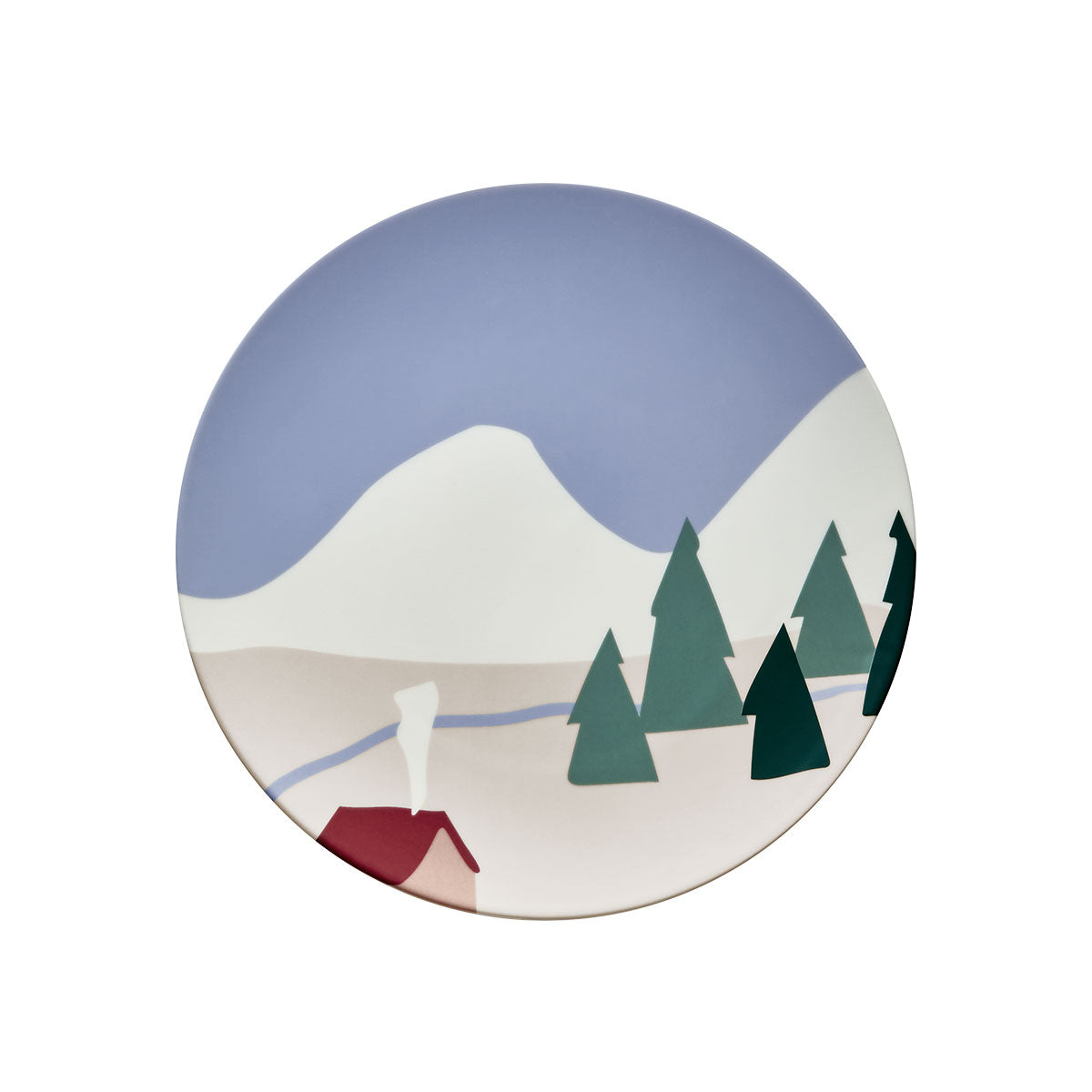 DESTINATION MONTAGNE Coffret 6 assiettes 23 cm