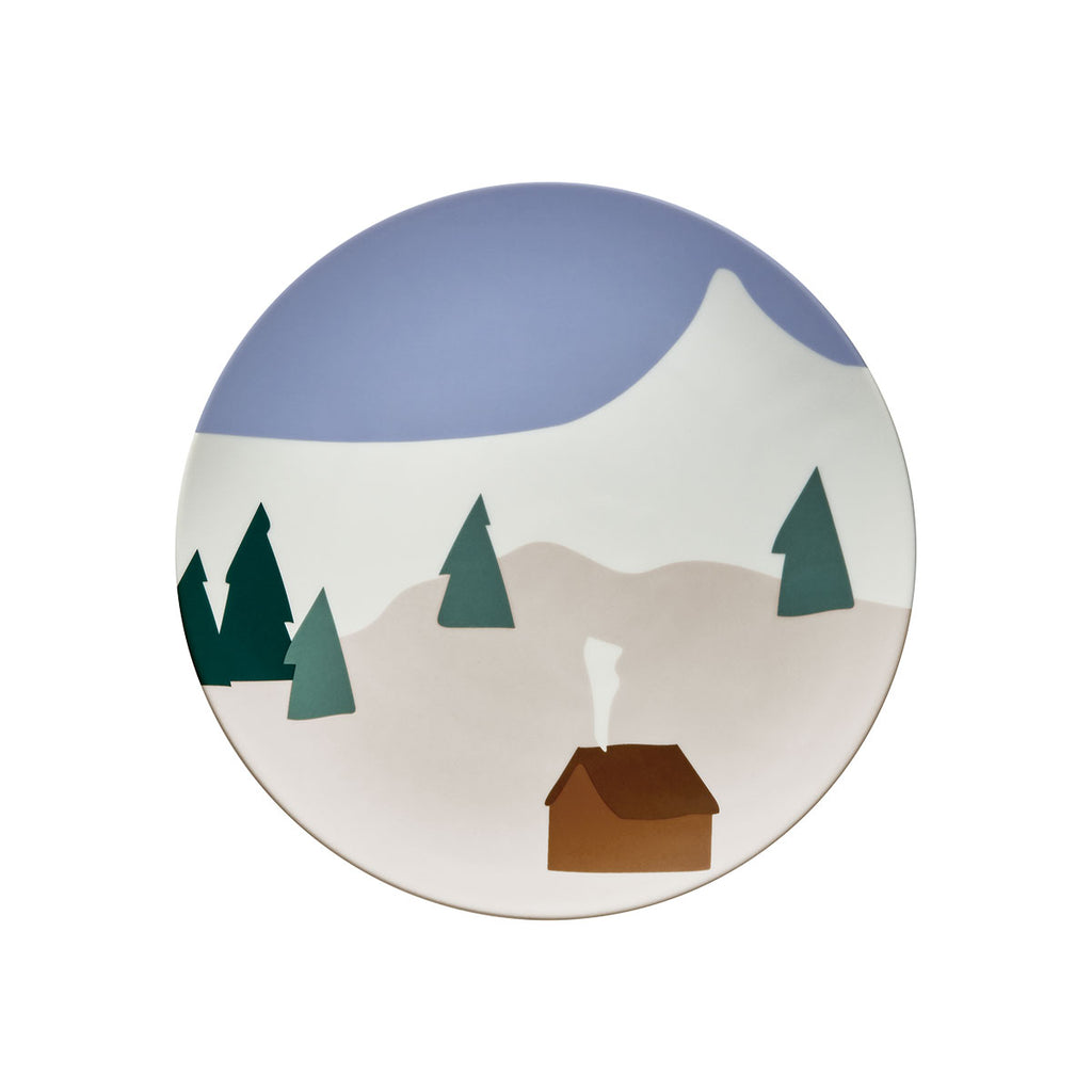 DESTINATION MONTAGNE Coffret 6 assiettes 23 cm