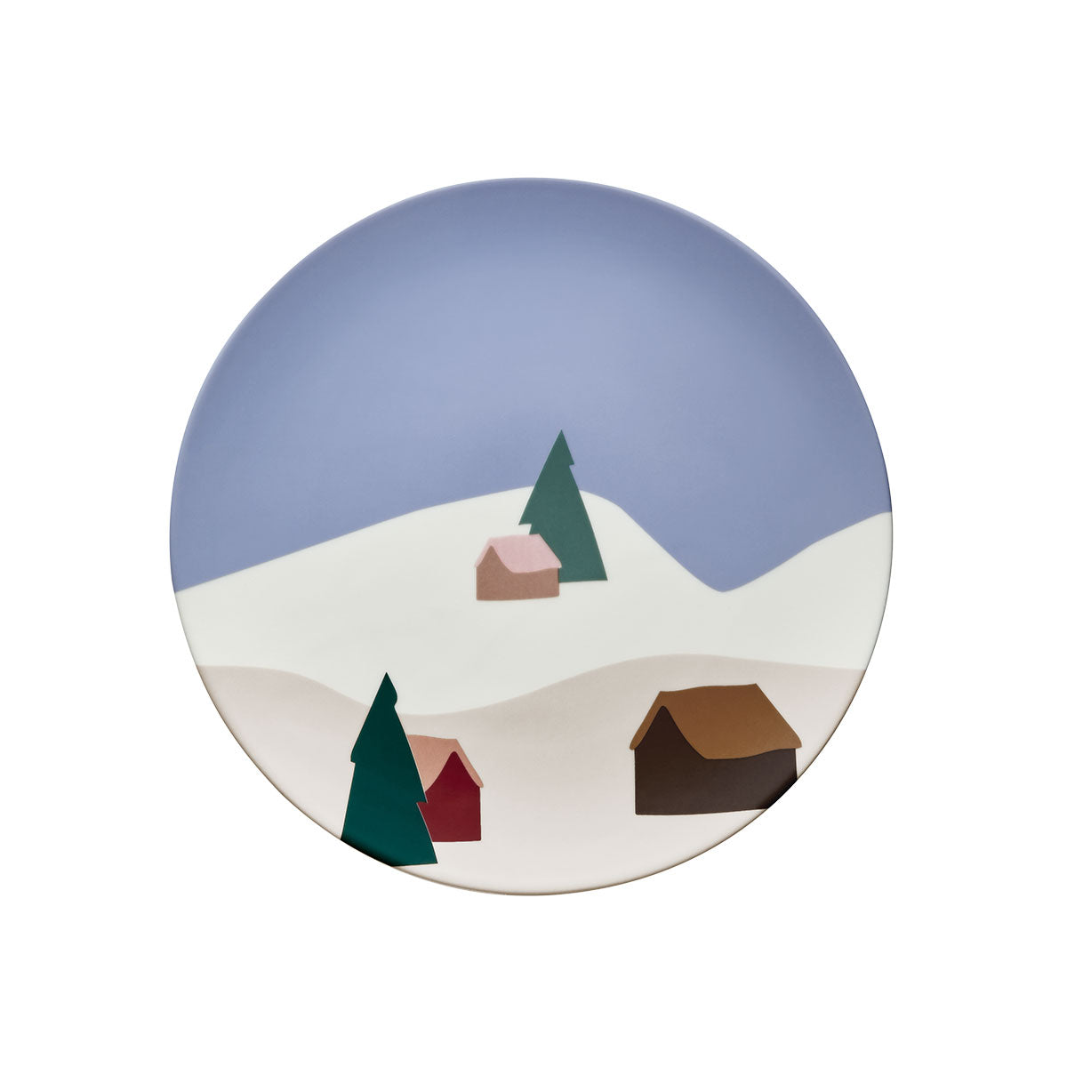 DESTINATION MONTAGNE Coffret 6 assiettes 23 cm