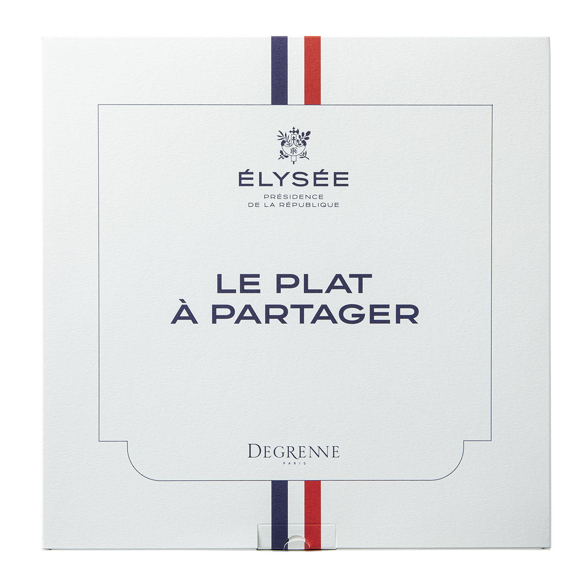 DEGRENNE ELYSEE Plat à tarte République française 31,5 cm