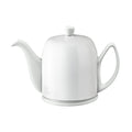 Théière 6 tasses cloche blanche
