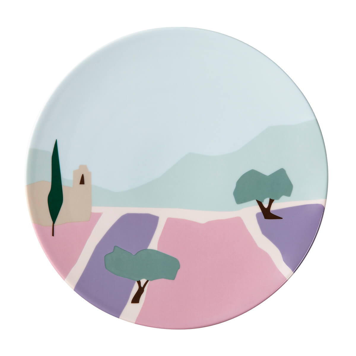 DESTINATION SUD Coffret 6 assiettes à dessert 23 cm