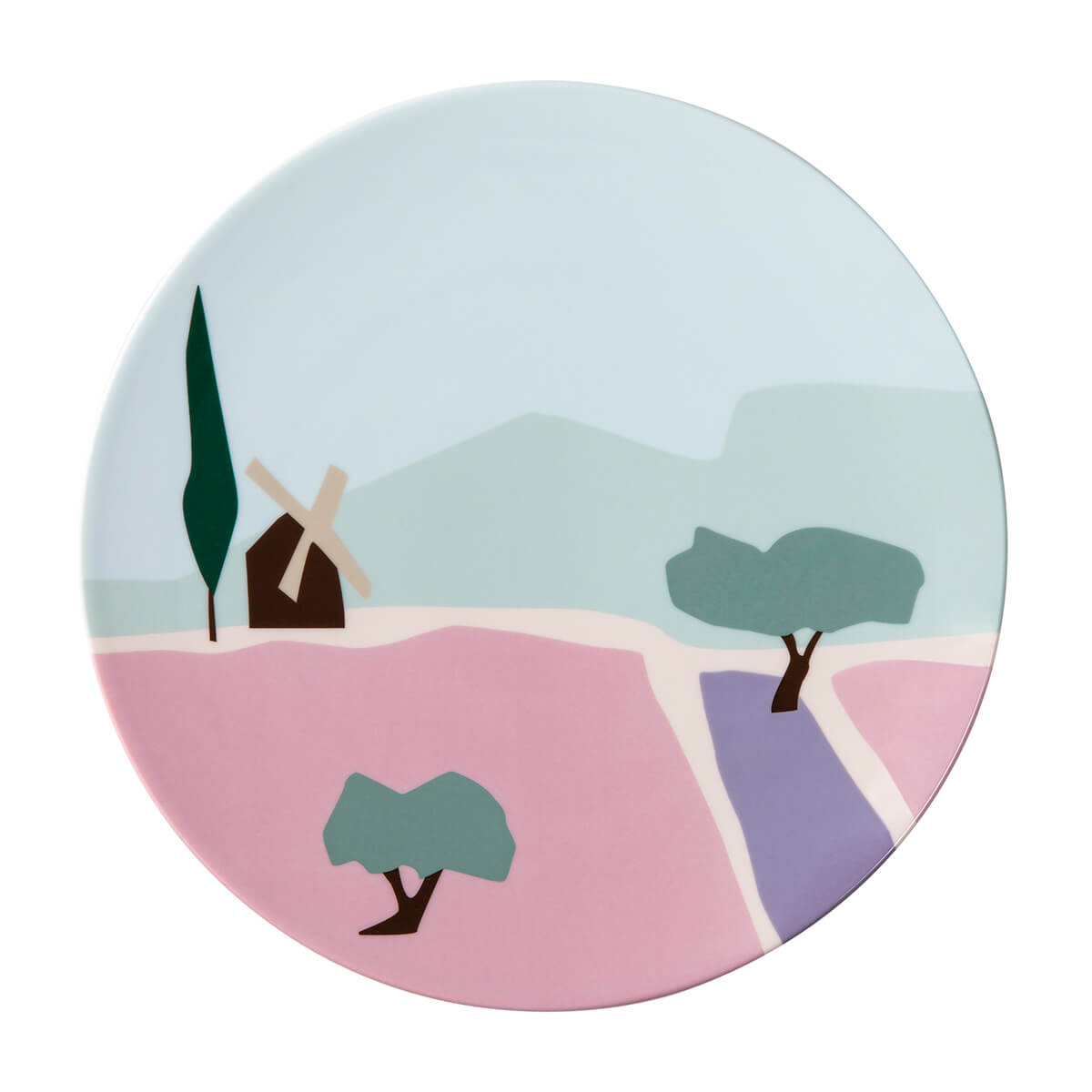 DESTINATION SUD Coffret 6 assiettes à dessert 23 cm