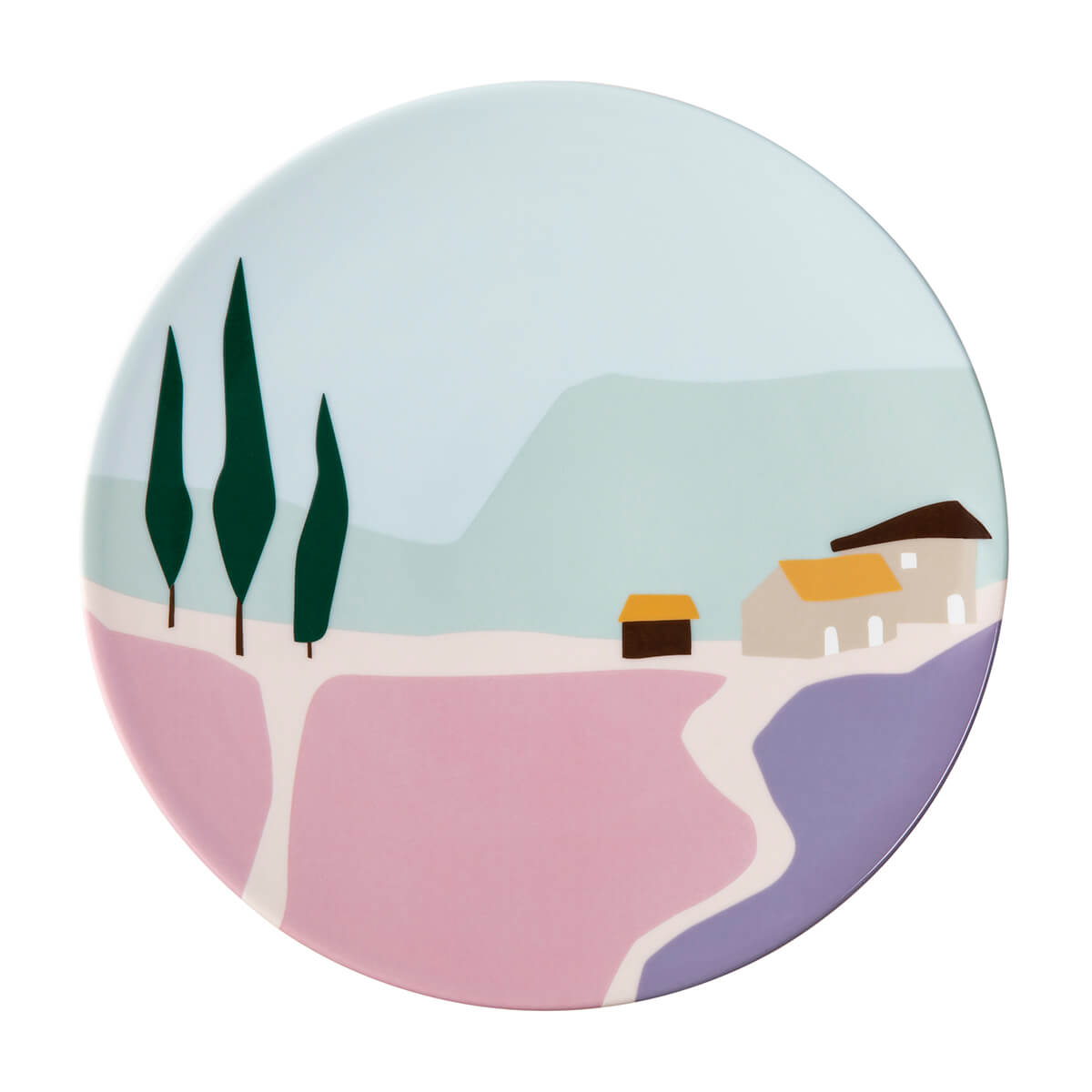 DESTINATION SUD Coffret 6 assiettes à dessert 23 cm