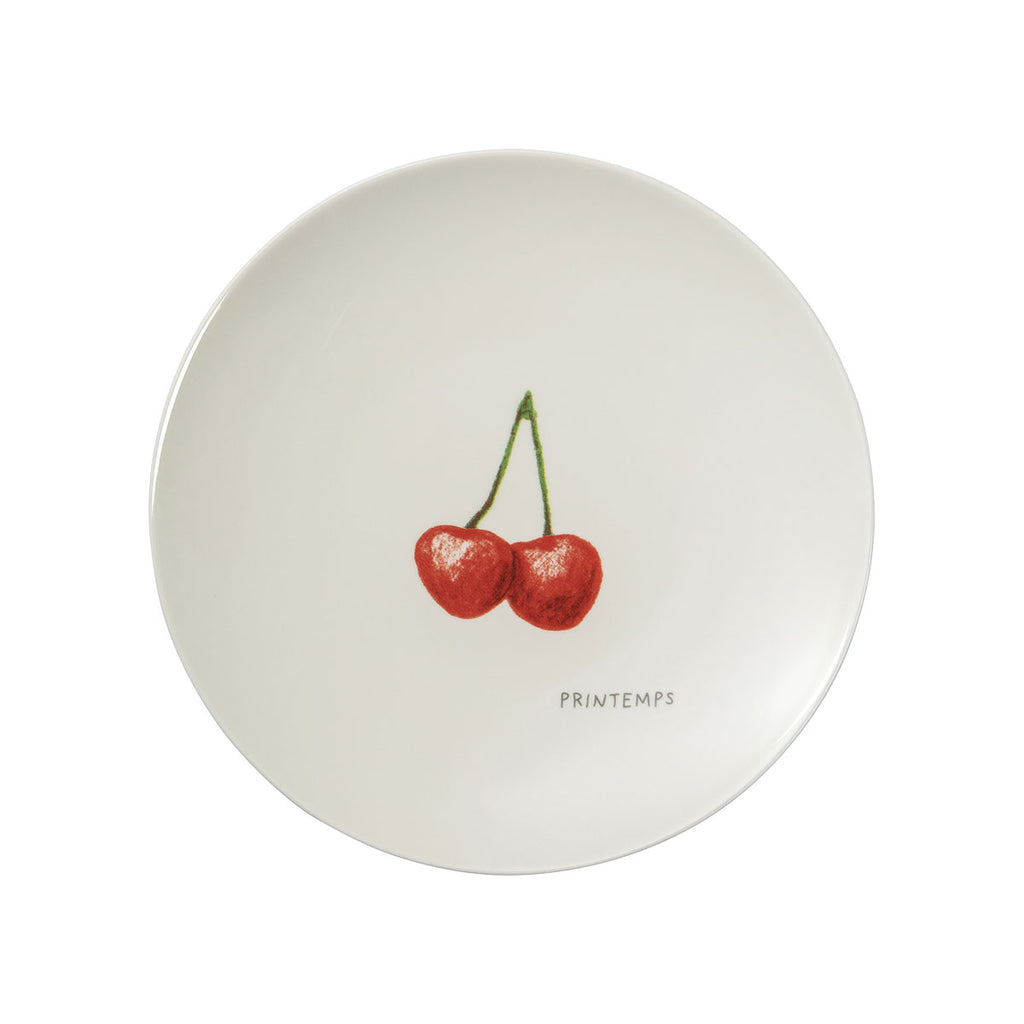 SAISONS Set of 4 plates 19 cm fruits