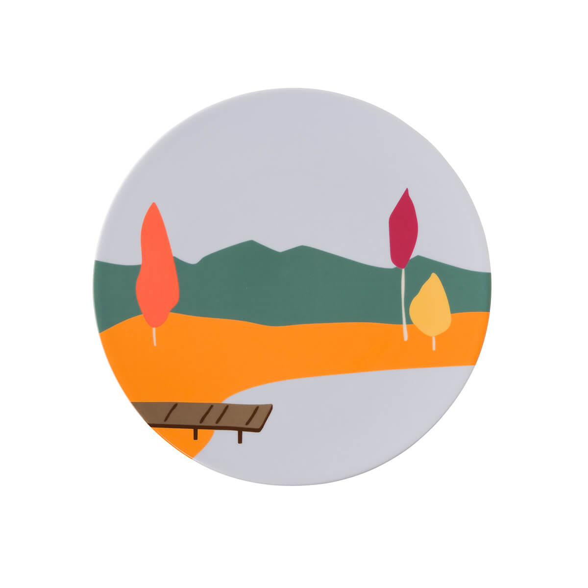 DESTINATION FORET Coffret 6 assiettes 23 cm