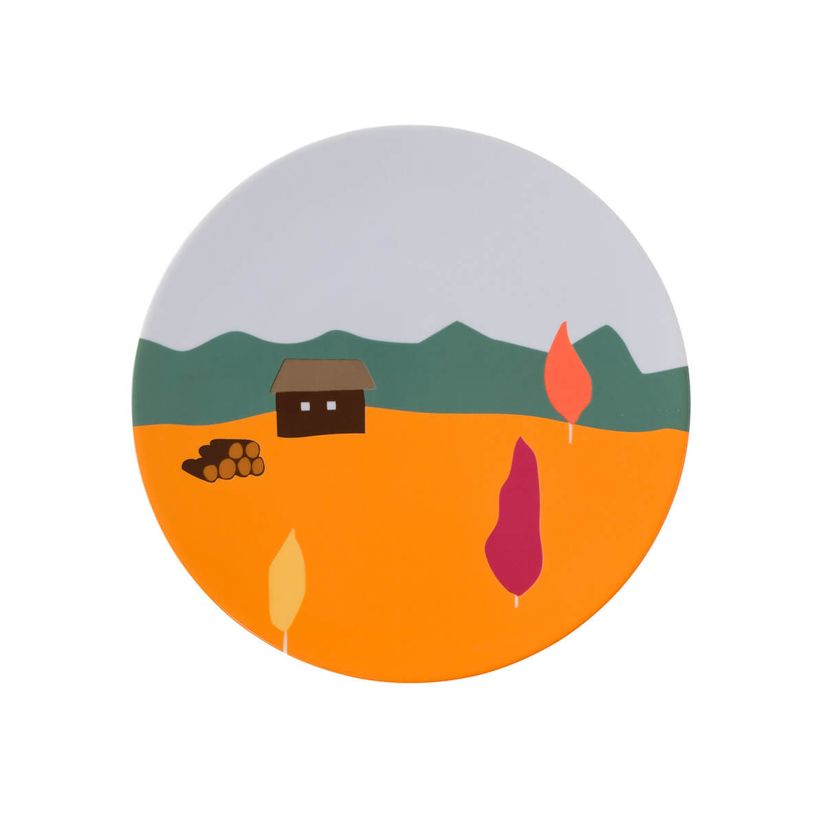 DESTINATION FORET Coffret 6 assiettes 23 cm