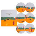 Coffret 6 assiettes à dessert