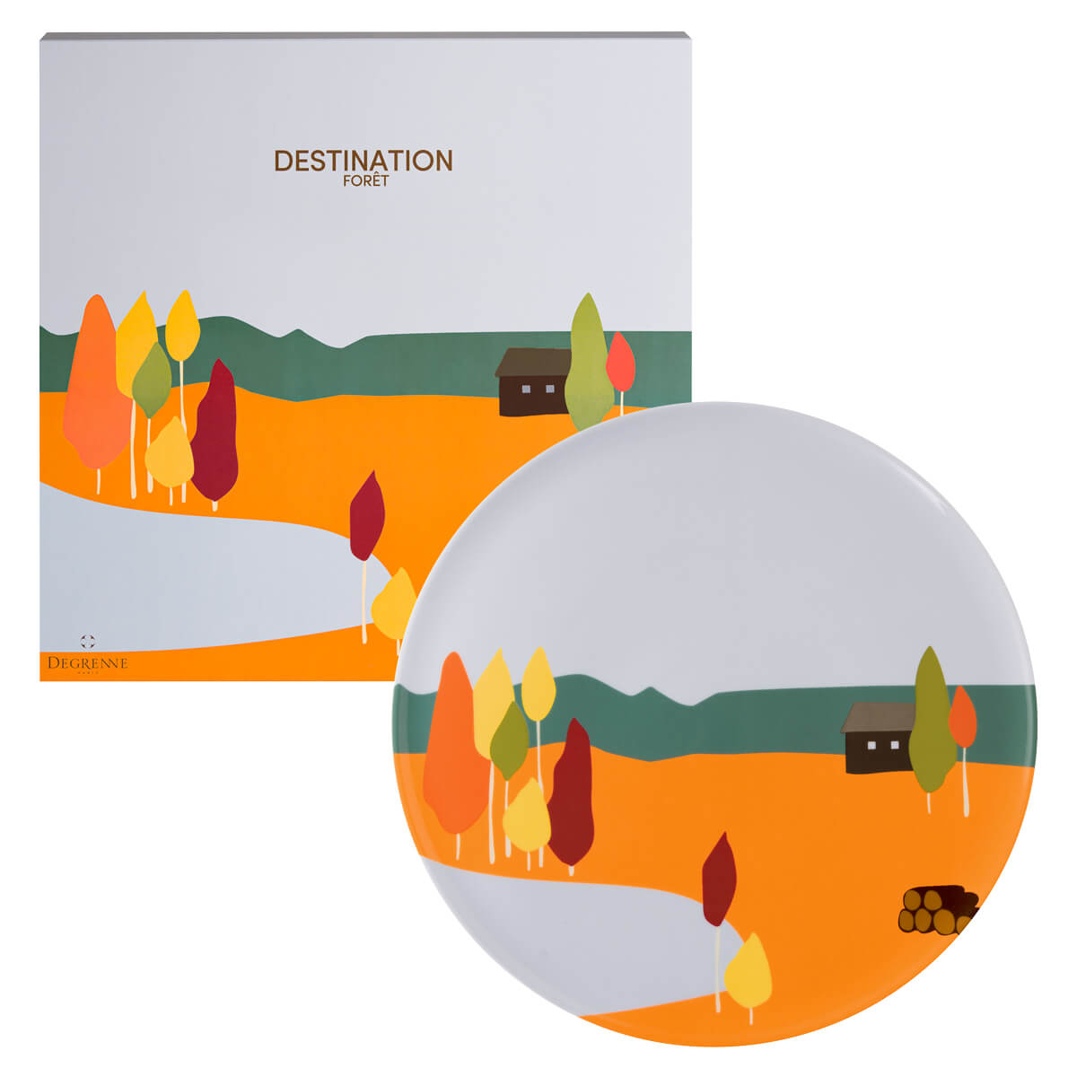 degrenne paris DESTINATION FORET Plat à tarte 32 cm