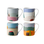 DESTINATION Coffret 4 mugs 30 cl
