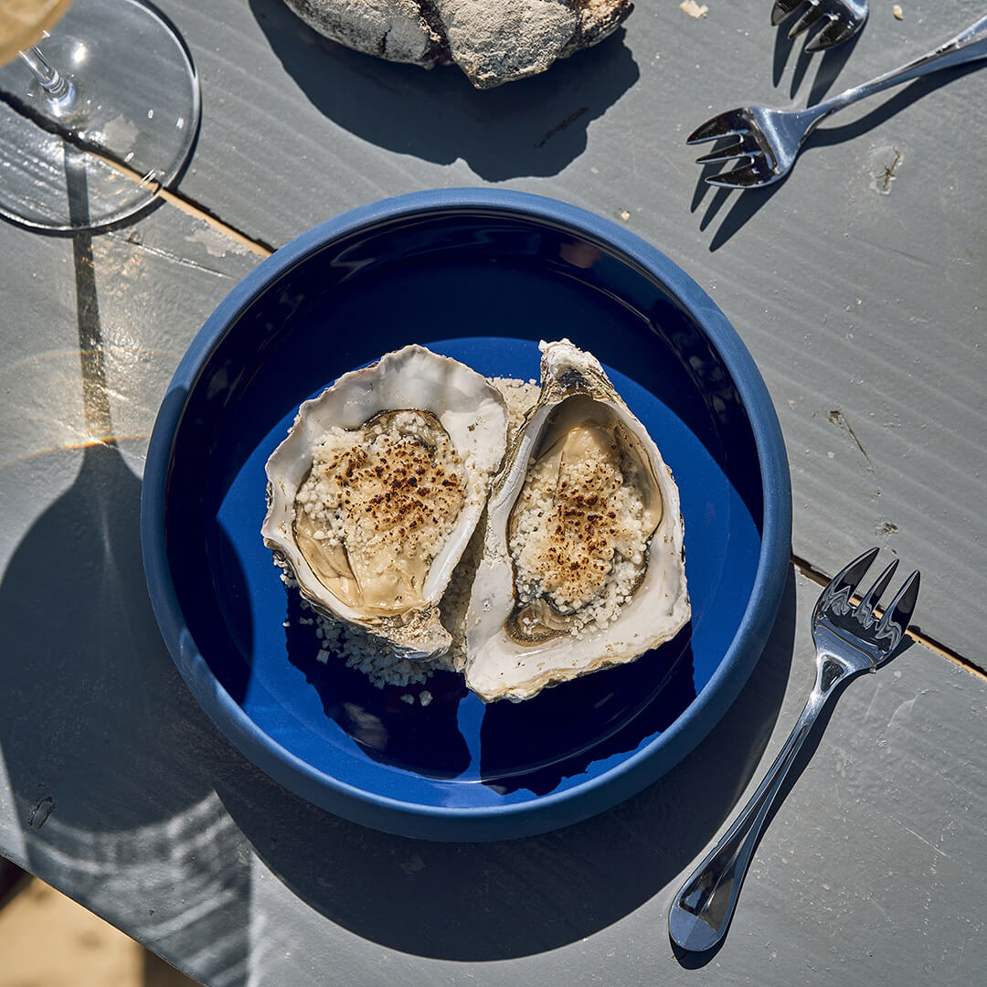 Image du produit: GOURMET BLEU Grande assiette cocotte 22 cm