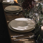 COUTURE Coffret 24 couverts manche orfèvre lame unie