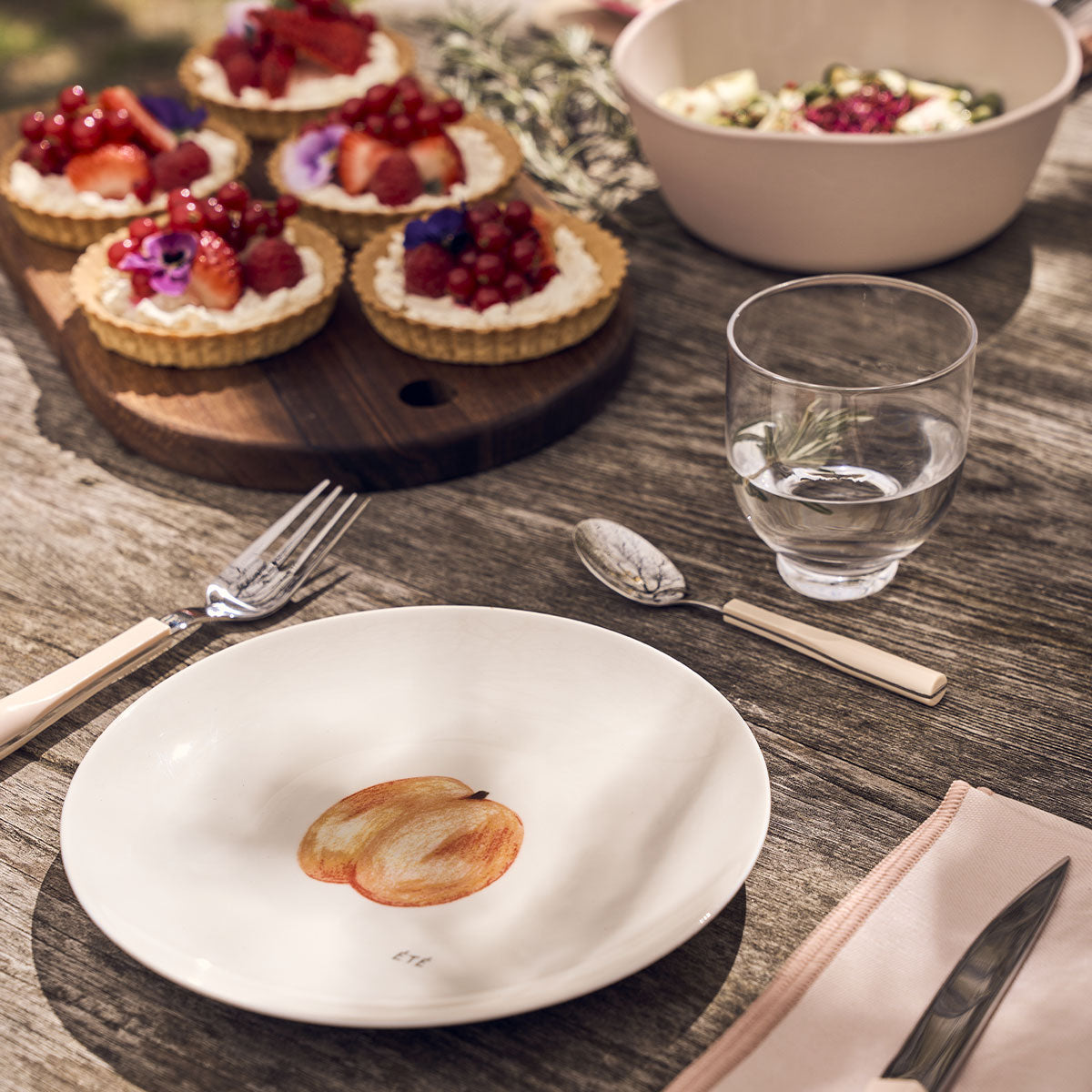 SAISONS Coffret 4 assiettes 19 cm fruits