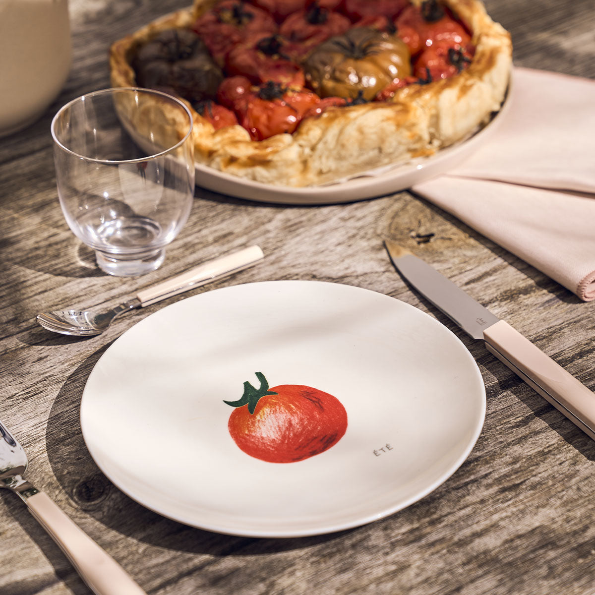 SAISONS Coffret 4 assiettes 19 cm légumes