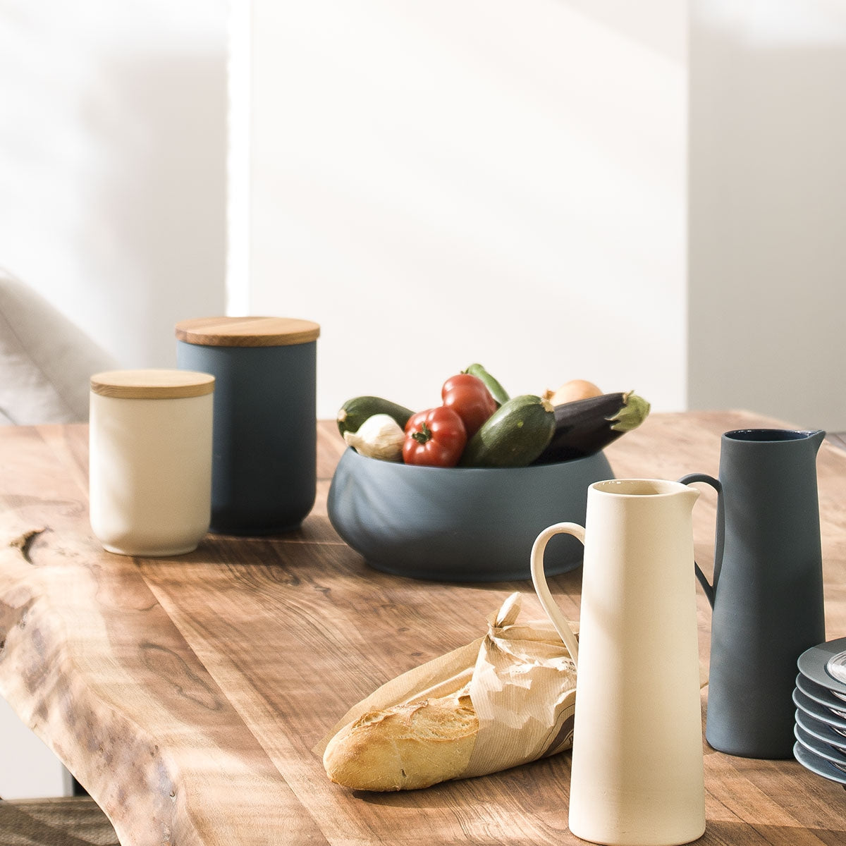 Image du produit: BAHIA BLEU DE ROCHE Saladier 28 cm