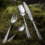 SUPERNATURE MIROIR Coffret 24 couverts monobloc lame scie