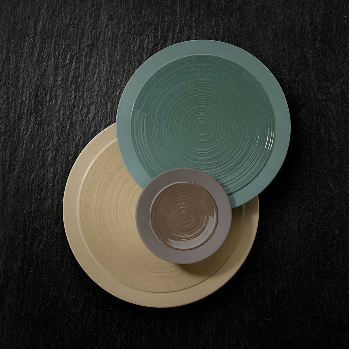 BAHIA BASALTE Assiette creuse 20 cm