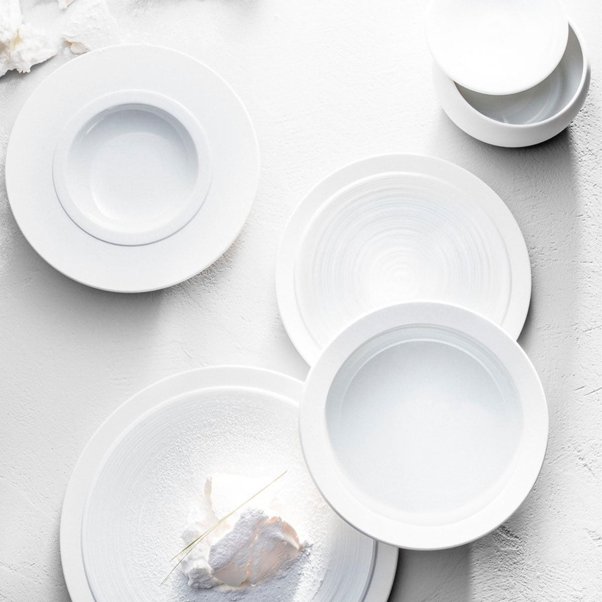 BAHIA MOONSTONE Large bowl gourmet plate 26 cm