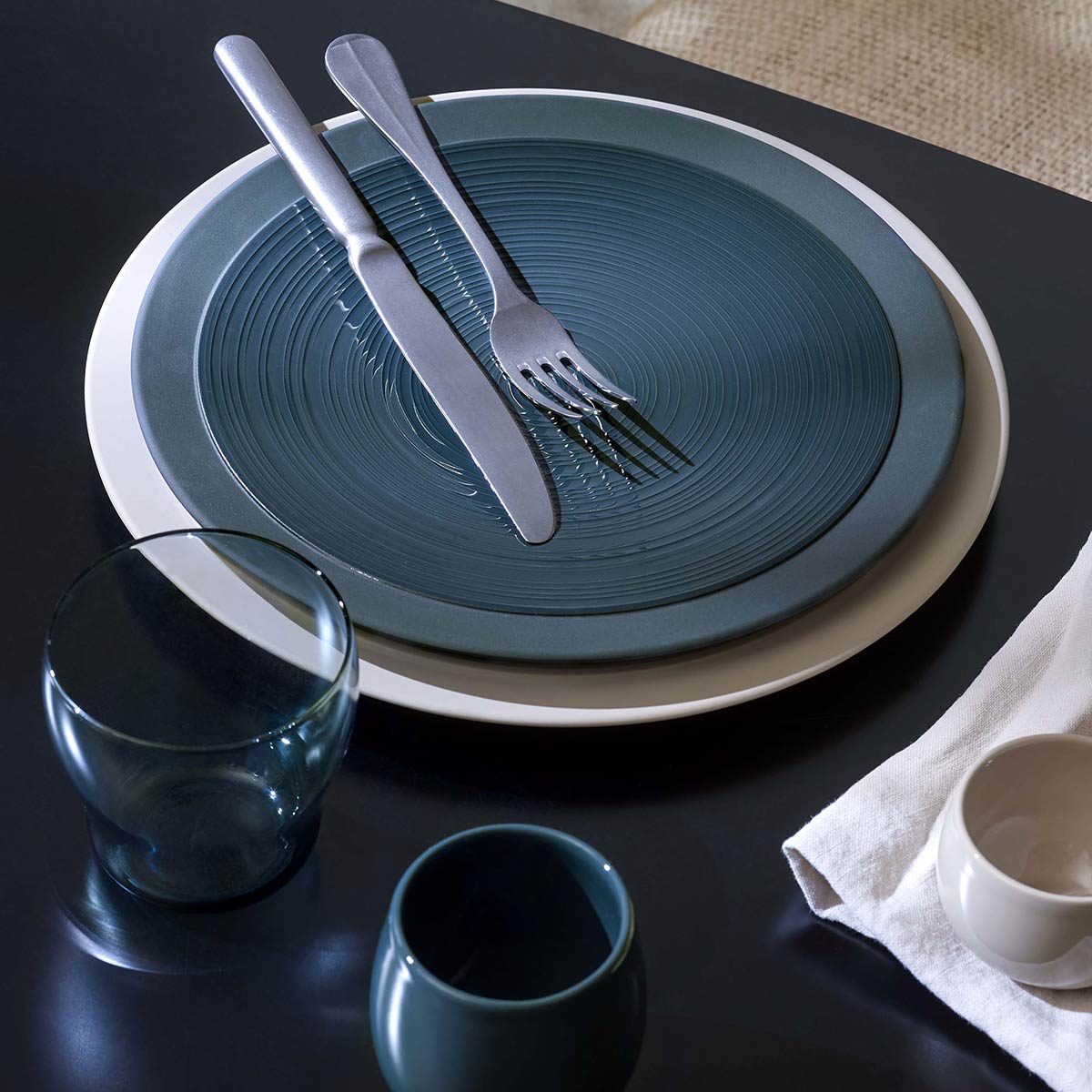 BAHIA BLEU DE ROCHE Assiette 26 cm