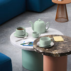 Théière 4 tasses cloche vert amande