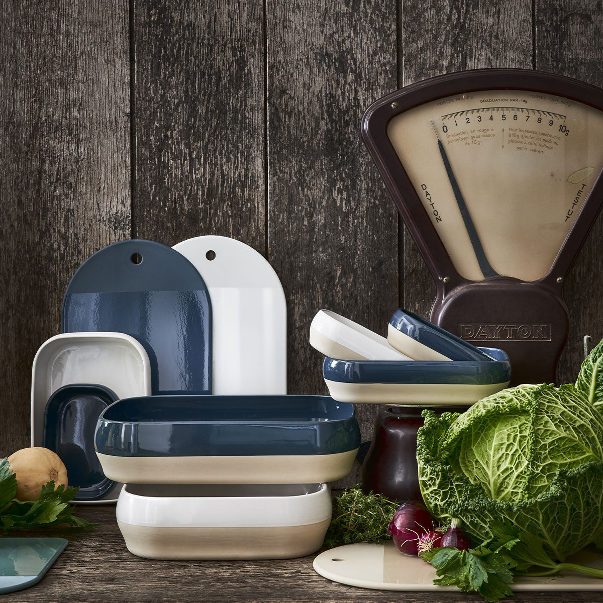 BAHIA PIERRE DE LUNE Planche en porcelaine 35 x 21 cm