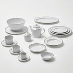 GALON PLATINE Assiette creuse 19 cm