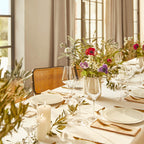 ONDE GOLD FINISH Cutlery set for 24 place settings serrated straight blade