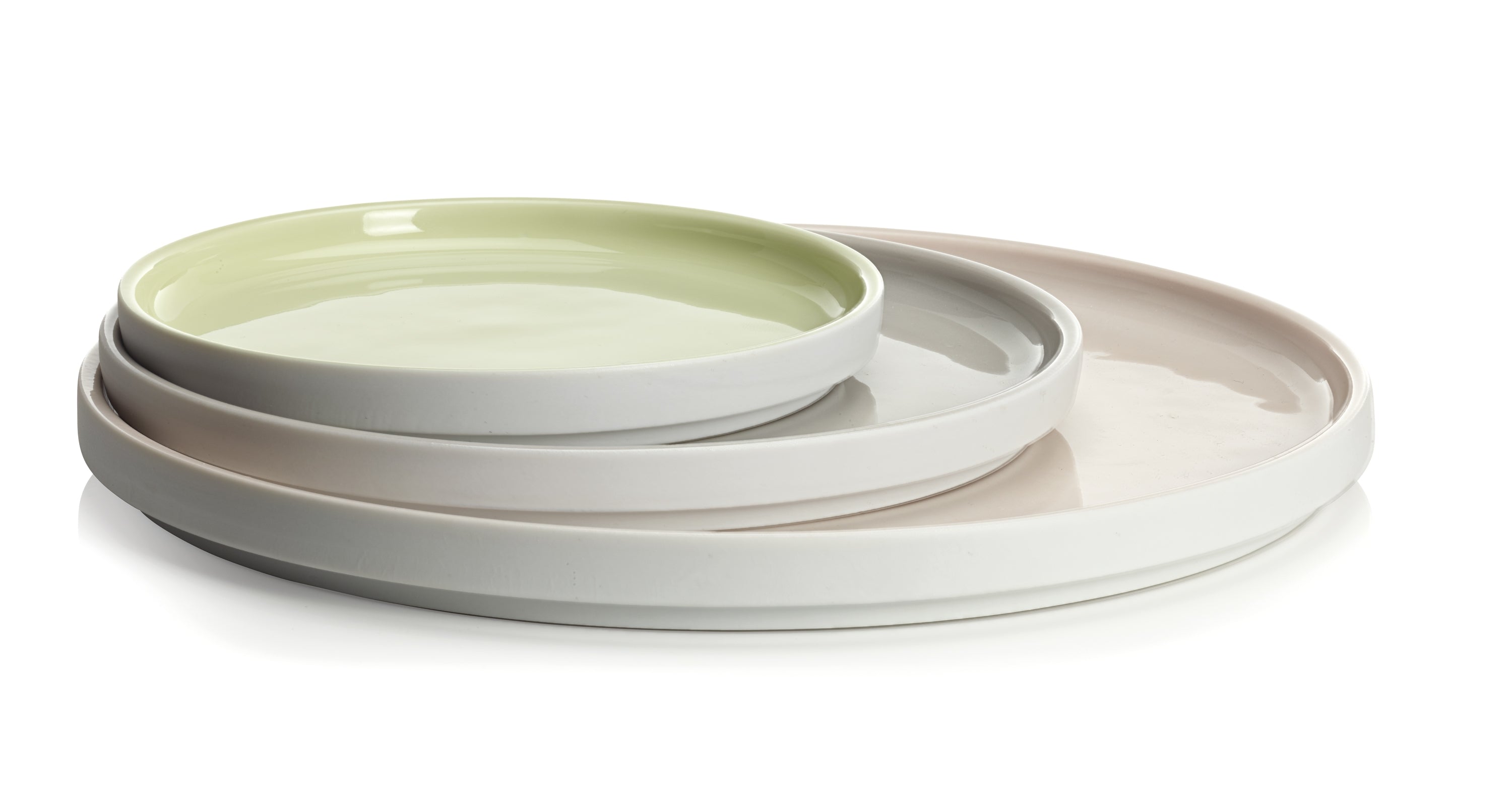 LA VAISSELLE DE L'ECONOME BLANCHE Coffret 4 assiettes 14 cm