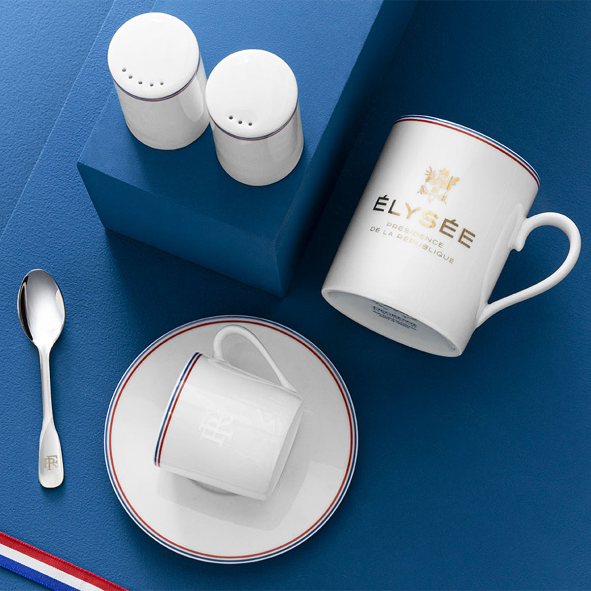 DEGRENNE ELYSEE Coffret 4 cuillères à café