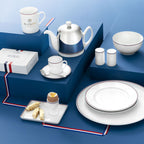 DEGRENNE ELYSEE Plat à tarte République française 31,5 cm