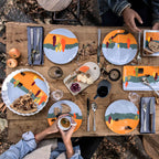 DESTINATION FORET Coffret 6 assiettes 23 cm