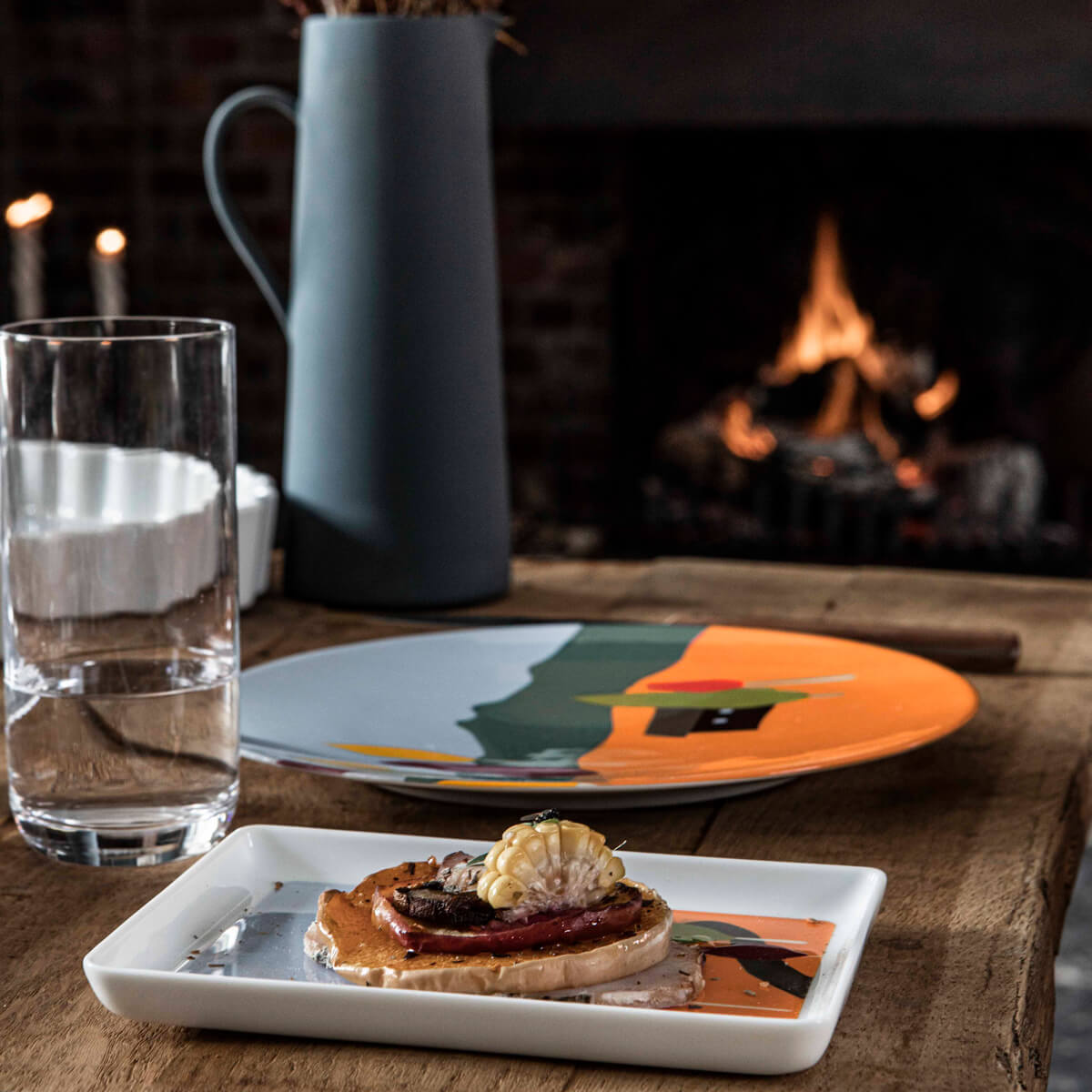 DESTINATION FORET Set of 3 mini dishes 16 x 12 cm