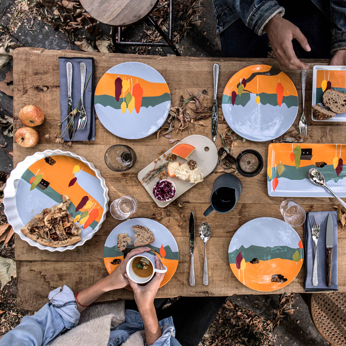 DESTINATION FORET Moule à tarte 30 cm