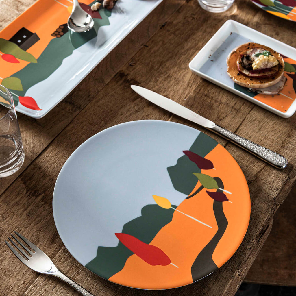 DESTINATION FORET Coffret 6 assiettes 23 cm