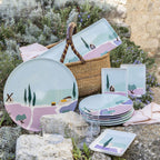 DESTINATION SUD Coffret 3 mini plats 16 x 12 cm