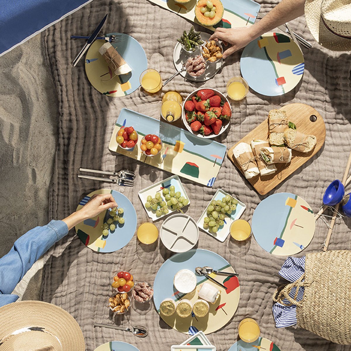 Image du produit: DESTINATION MER Coffret 3 mini plats 16 x 12 cm