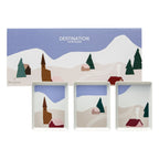 DESTINATION MONTAGNE Coffret 3 mini plats 16 x 12 cm