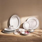 GALON PLATINE Assiette creuse 19 cm