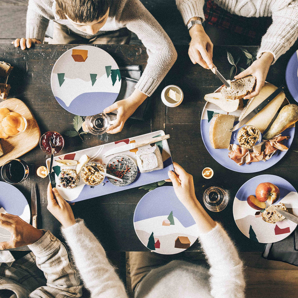 DESTINATION MONTAGNE Plat à tarte 32 cm